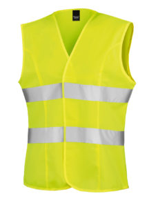 Gilet de sécurité Femme haute visibilité bandes réfléchissantes brodé  personnalisé polyester - 856.33 (R334F) » Broderie 42 : Broderie  Saint-Etienne
